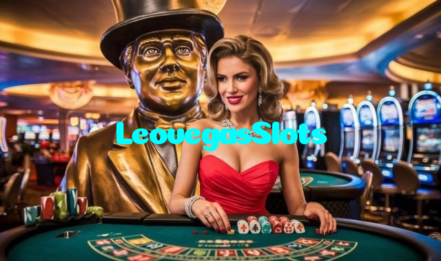 LeovegasSlots casino presented on mobile device in Pakistan with slots and live games